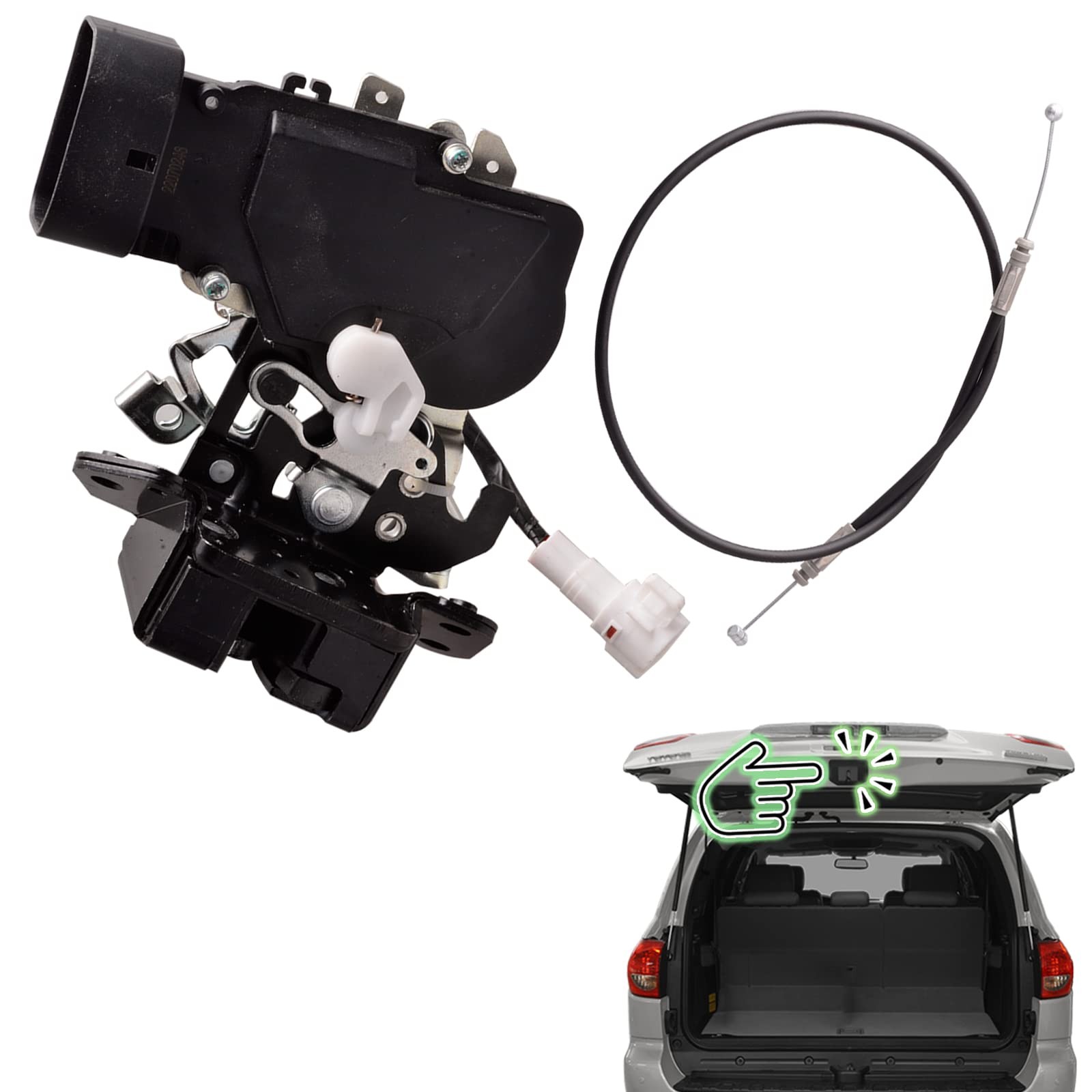 Predep Rear Trunk Latch Tailgate Lock Actuator Toyota Sequoia 2001-2007 931-861 Predep Rear Trunk Latch Tailgate Lock Actuator Toyota Sequoia 2001-2007 931-861