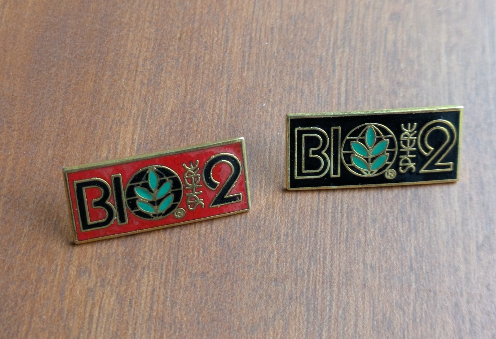 Biosphere 2 Lapel Pins 1990s Arizona Travel Souvenir Lot of 2; Science Biosphere 2 Lapel Pins 1990s Arizona Travel Souvenir Lot of 2; Science