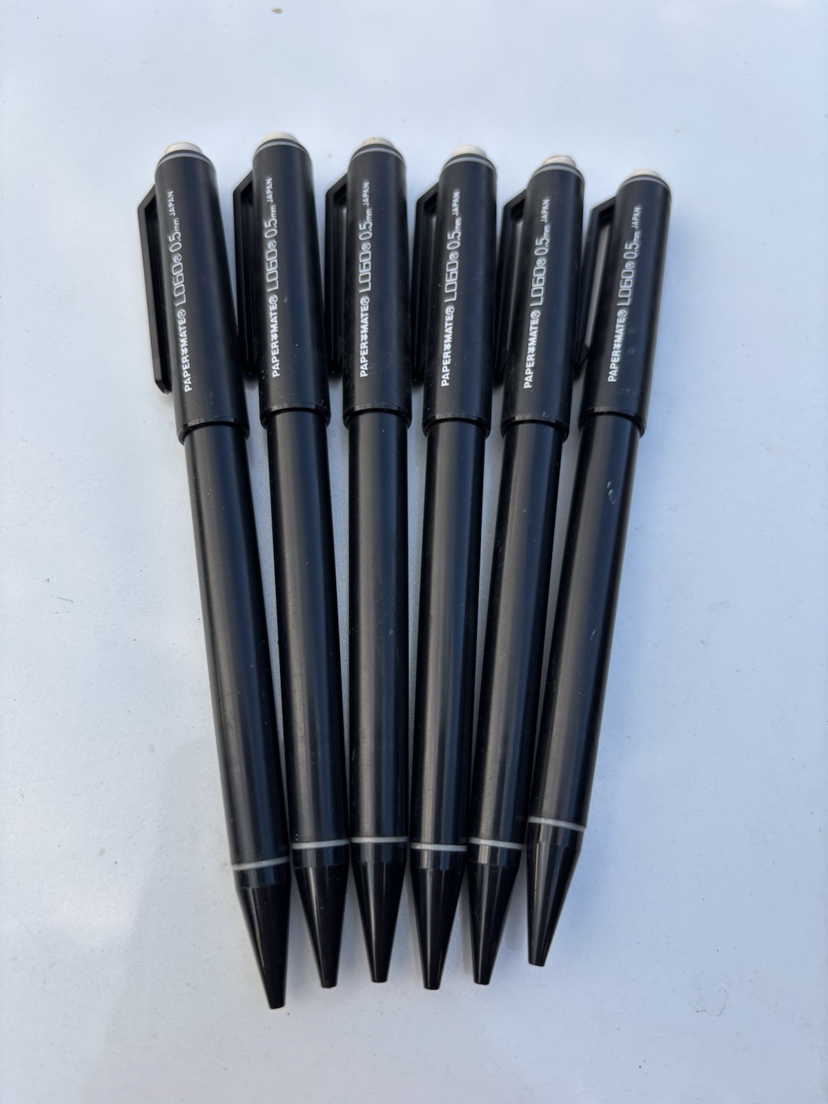 6 Nos Sanford Paper Mate Logo 0.5mm Mechanical Pencils - Made In Japan 6 Nos Sanford Paper Mate Logo 0.5mm Mechanical Pencils - Made In Japan