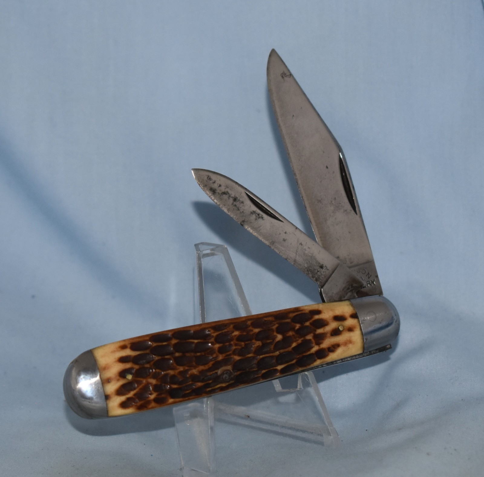 RARE VINTAGE ROBESON CUTLERY USA BONE JACK KNIFE 1896-1922 622056 SUPER NICE RARE VINTAGE ROBESON CUTLERY USA BONE JACK KNIFE 1896-1922 622056 SUPER NICE