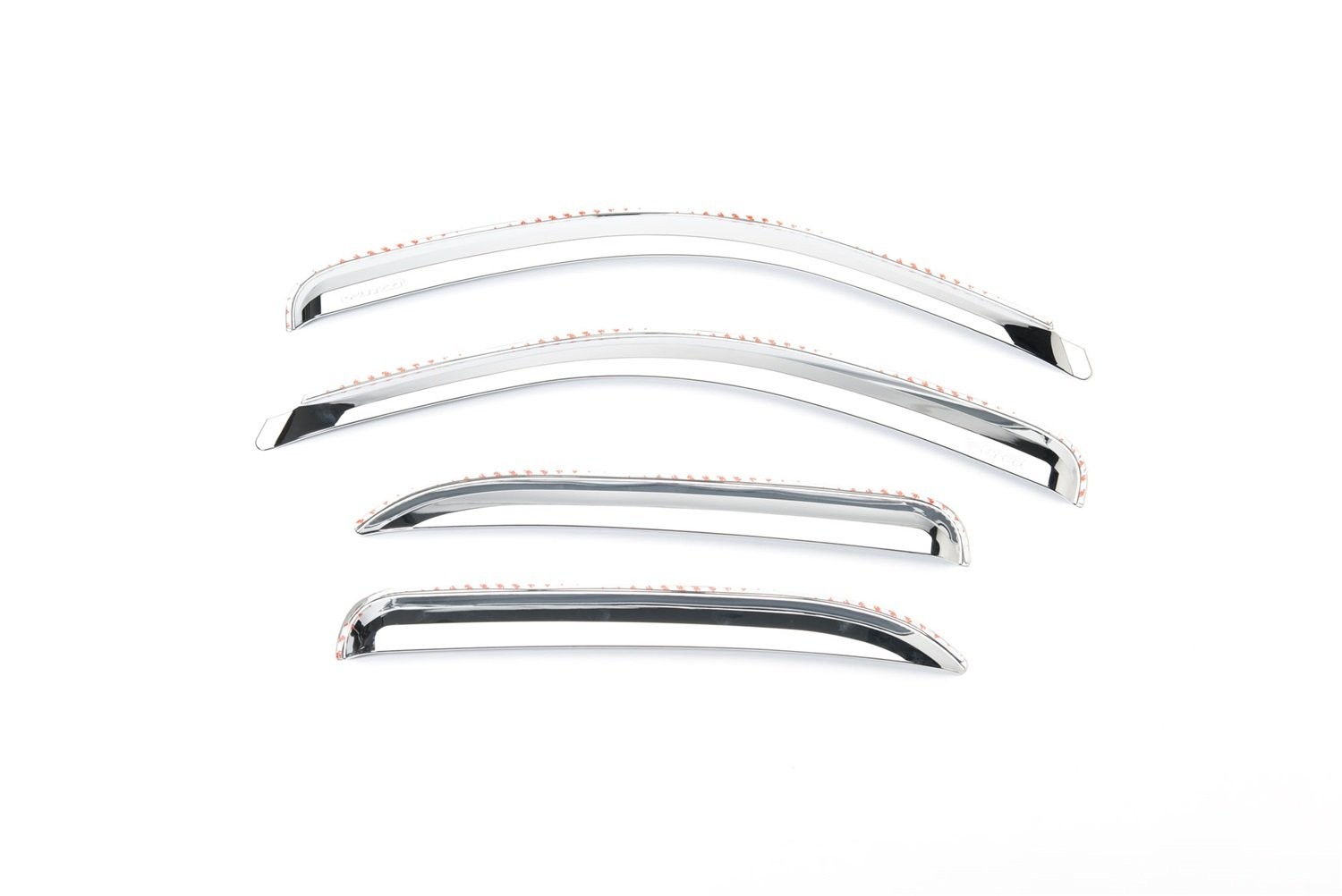 Chevy Tahoe GMC Yukon Window Deflectors 2007-2014 Chrome Element Style