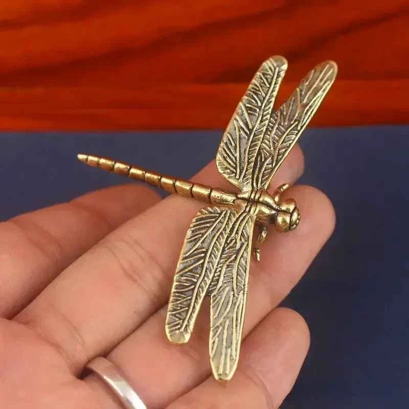 Dragonfly Brass Cooper Figurines Miniatures Tabletops Statues Home Decor 5x7 cm Dragonfly Brass Cooper Figurines Miniatures Tabletops Statues Home Decor 5x7 cm