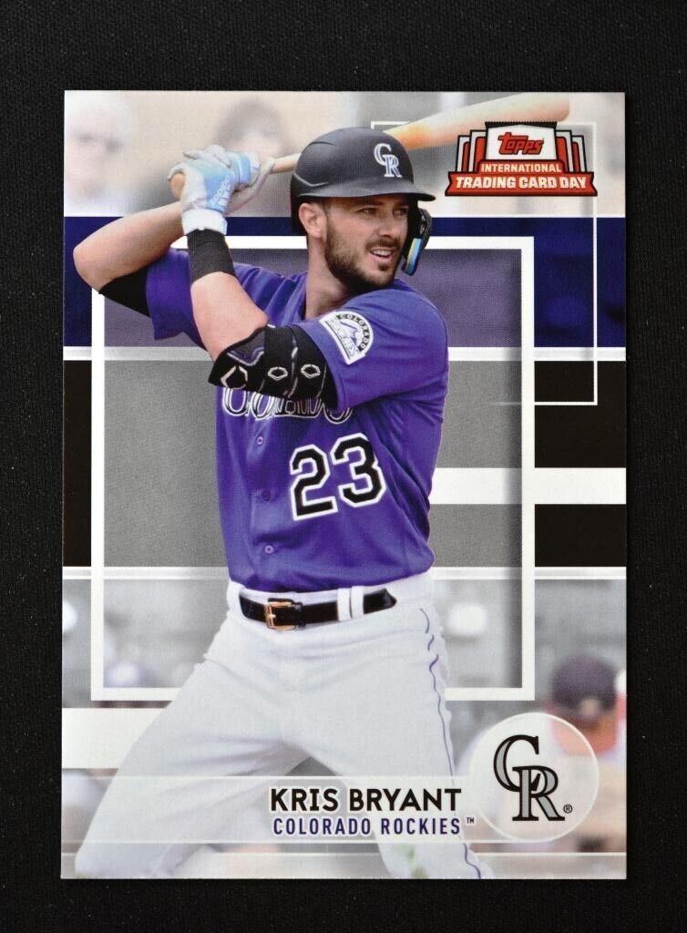 2022 International Card Day Baseball #NTCD-5 Kris Bryant - Colorado Rockies