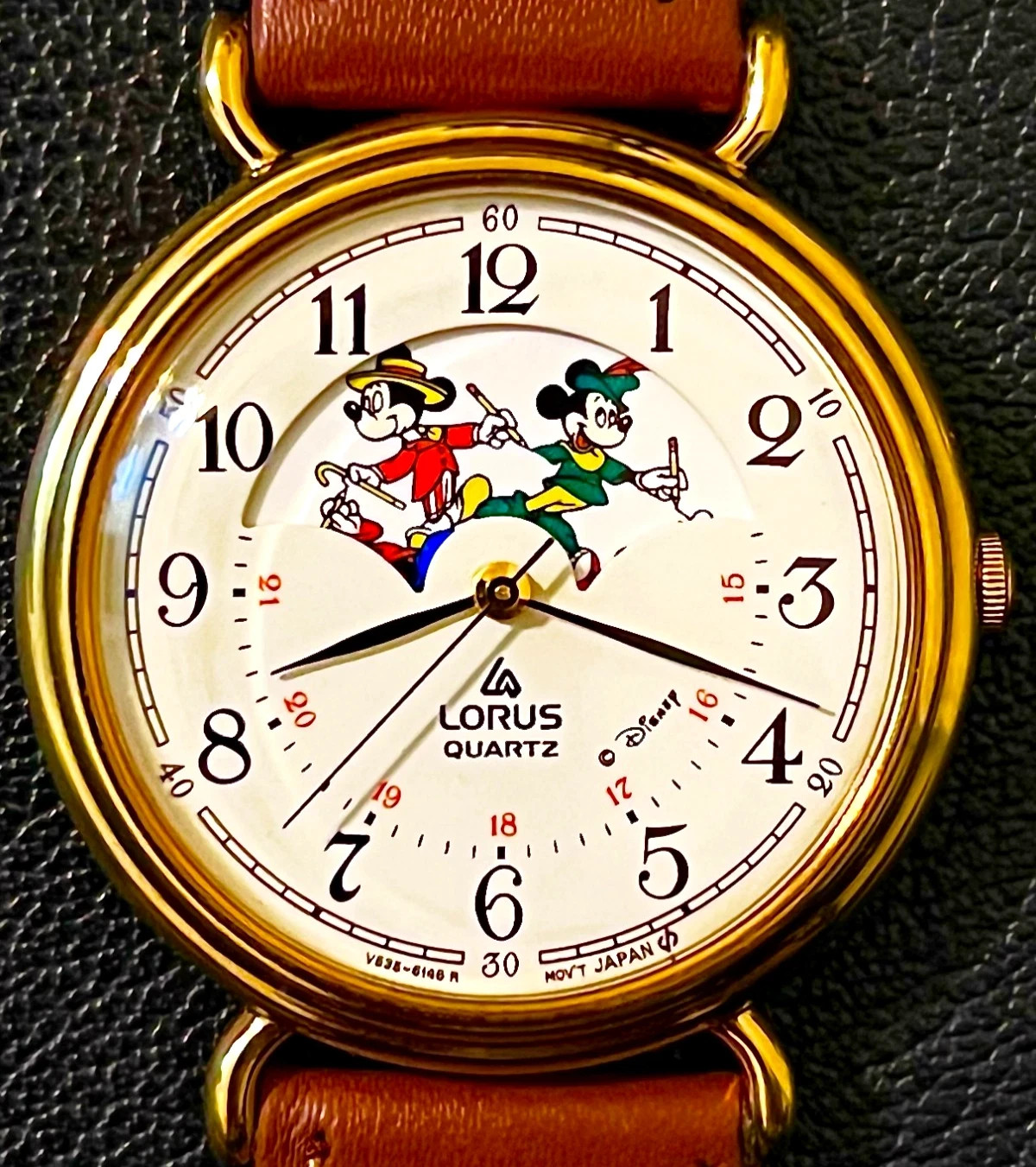 Vintage Lorus Seiko Mickey Mouse Watch | Mickey Through the Years Rotating Disc Vintage Lorus Seiko Mickey Mouse Watch | Mickey Through the Years Rotating Disc
