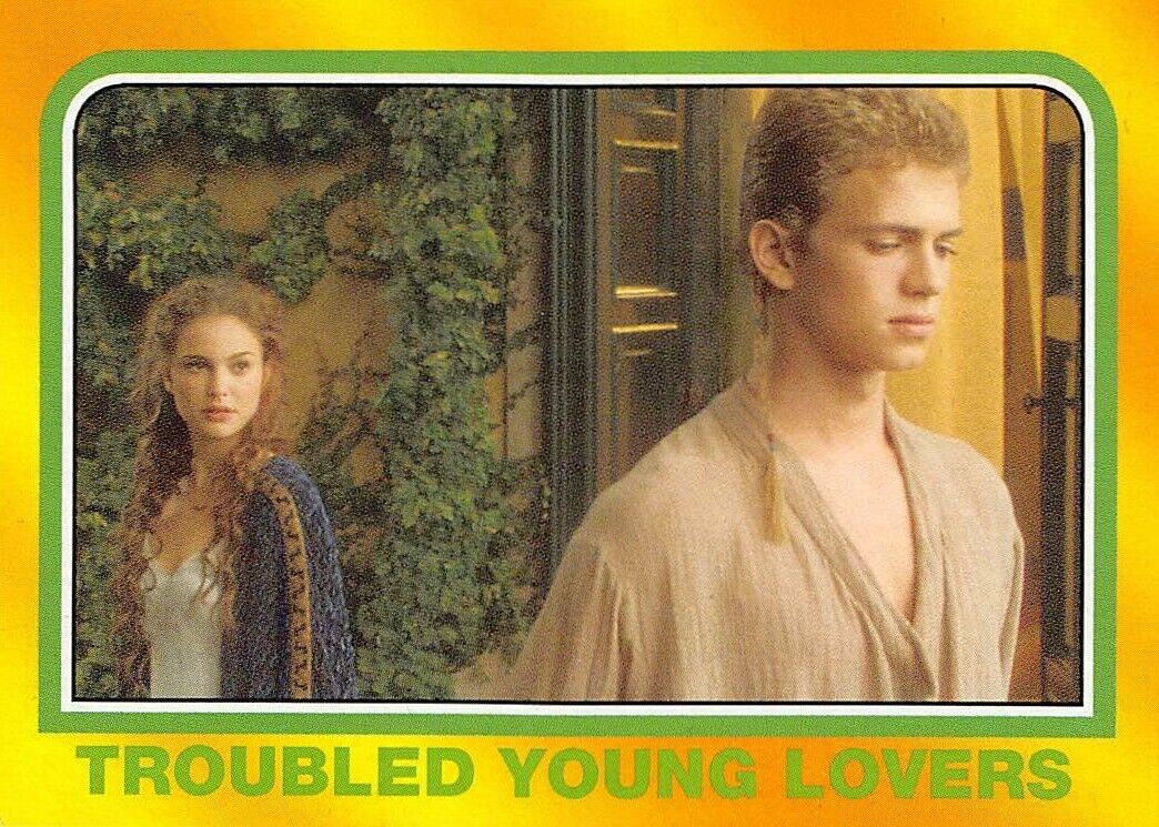 2004 Topps Heritage Star Wars #93 Troubled Young Lovers Anakin Skywalker 🌟
