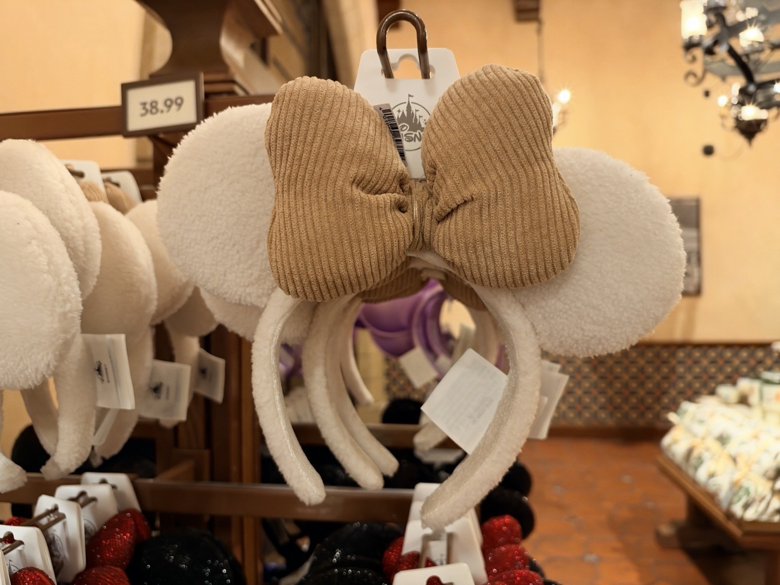 NEW⭐Disney Parks 2026 Fall Sherpa Fuzzy Mickey Minnie Bow Ear Headband NEW⭐Disney Parks 2026 Fall Sherpa Fuzzy Mickey Minnie Bow Ear Headband