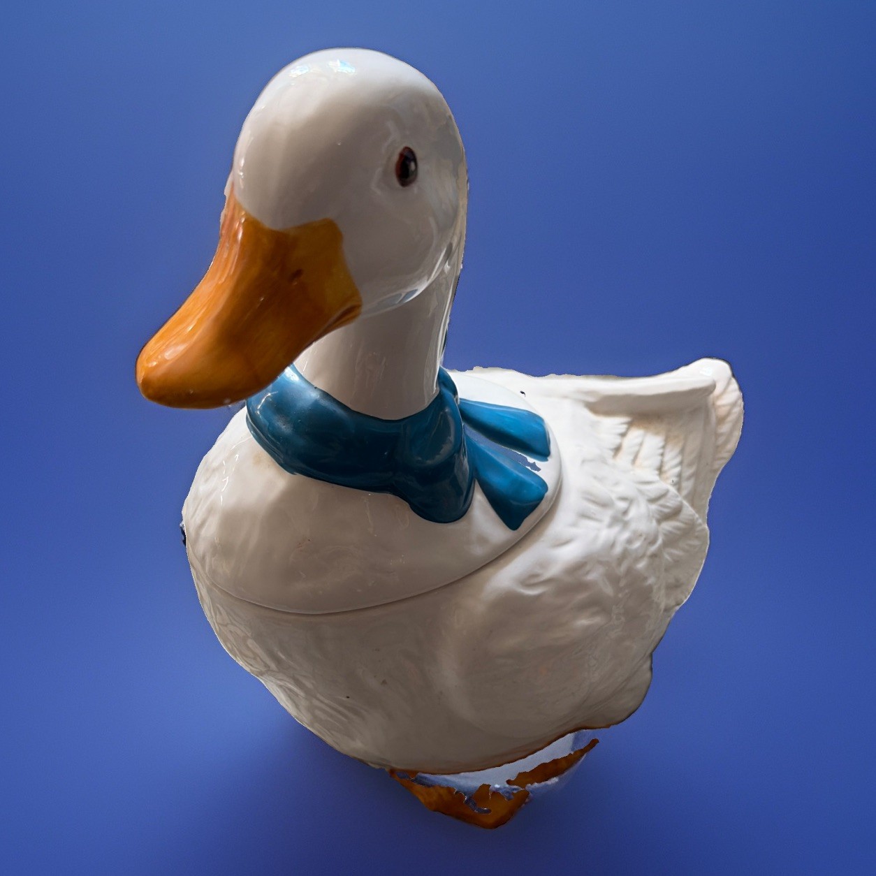 Vintage 1980’s Goose Cookie Jar Canister