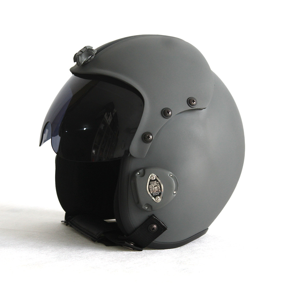 HGU-33 Plain Grey Flight Helmet Movie Prop Pilot Naval Aviator USN HGU-33 Plain Grey Flight Helmet Movie Prop Pilot Naval Aviator USN