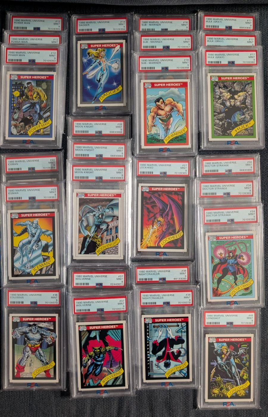 1990 Marvel Universe Impel Singles ALL GRADED PSA 9 MINT - YOU PICK π₯π₯π₯ 1990 Marvel Universe Impel Singles ALL GRADED PSA 9 MINT - YOU PICK π₯π₯π₯