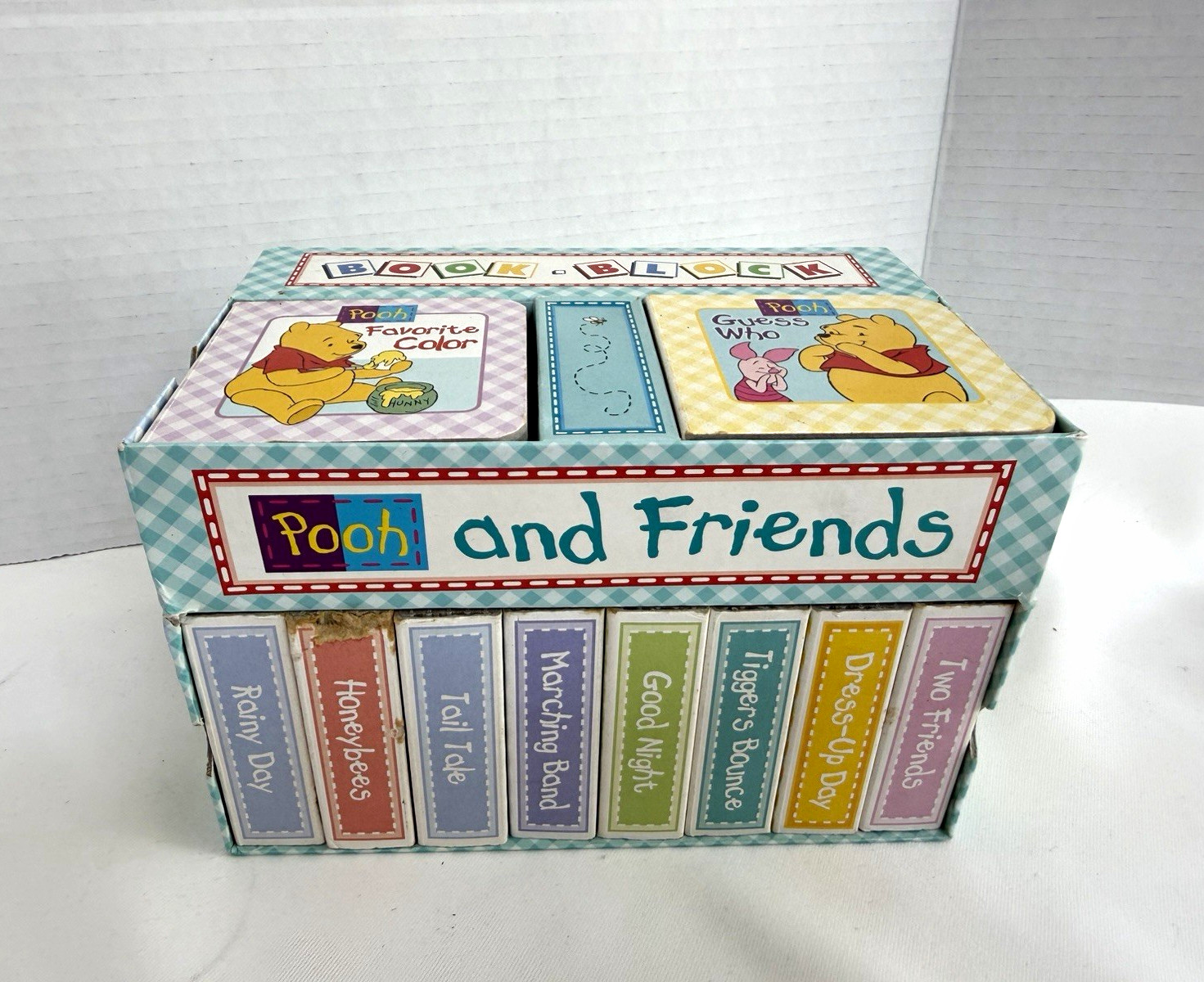Disney Winnie the Pooh & Friends Book Block Set, 10 Sturdy Board Books (1999)