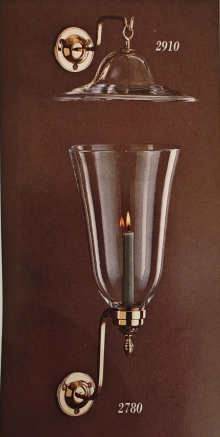 Vintage Williamsburg Virginia Metalcrafters Bruton Candle Sconce w/ SMOKE BELL Vintage Williamsburg Virginia Metalcrafters Bruton Candle Sconce w/ SMOKE BELL