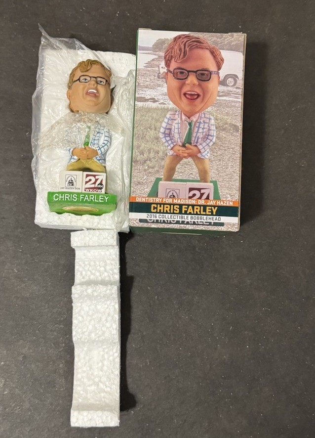 RARE Madison Mallards Bobblehead Chris Farley 2016 Matt Foley SNL SGA-New RARE Madison Mallards Bobblehead Chris Farley 2016 Matt Foley SNL SGA-New