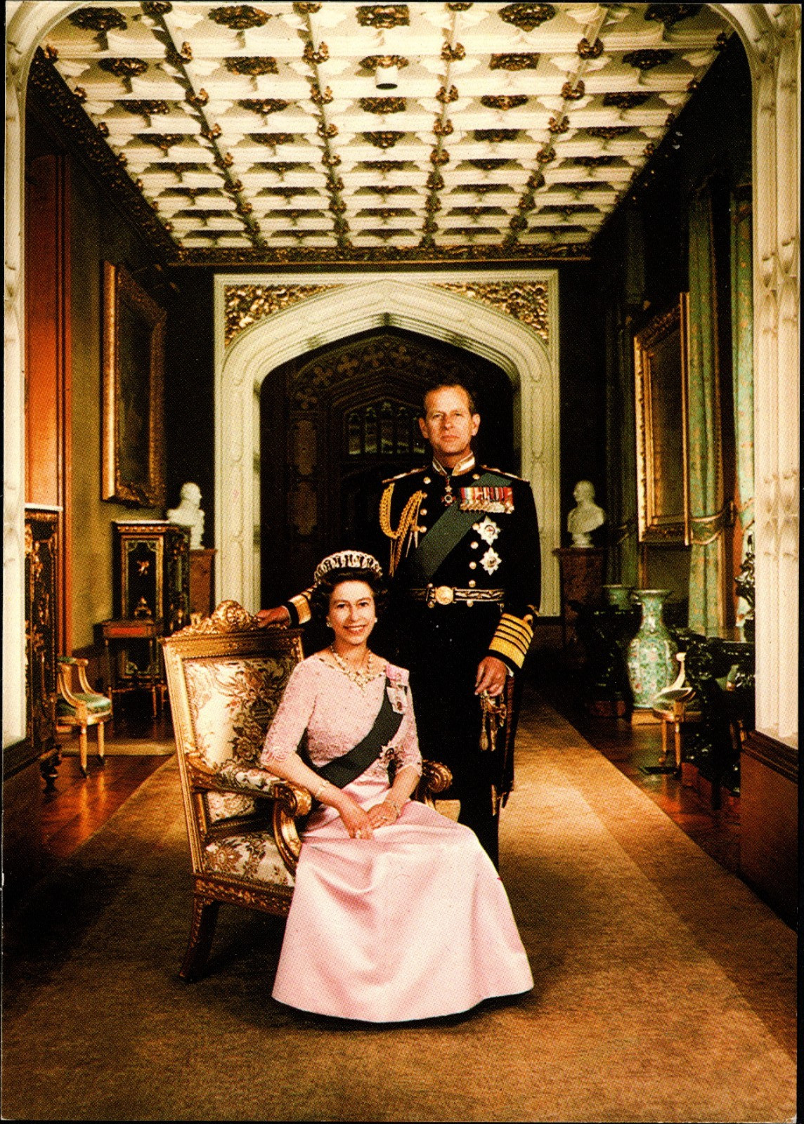 HM The Queen (Elizabeth II) and HRH Duke of Edinburgh (Philip) Continental PC HM The Queen (Elizabeth II) and HRH Duke of Edinburgh (Philip) Continental PC