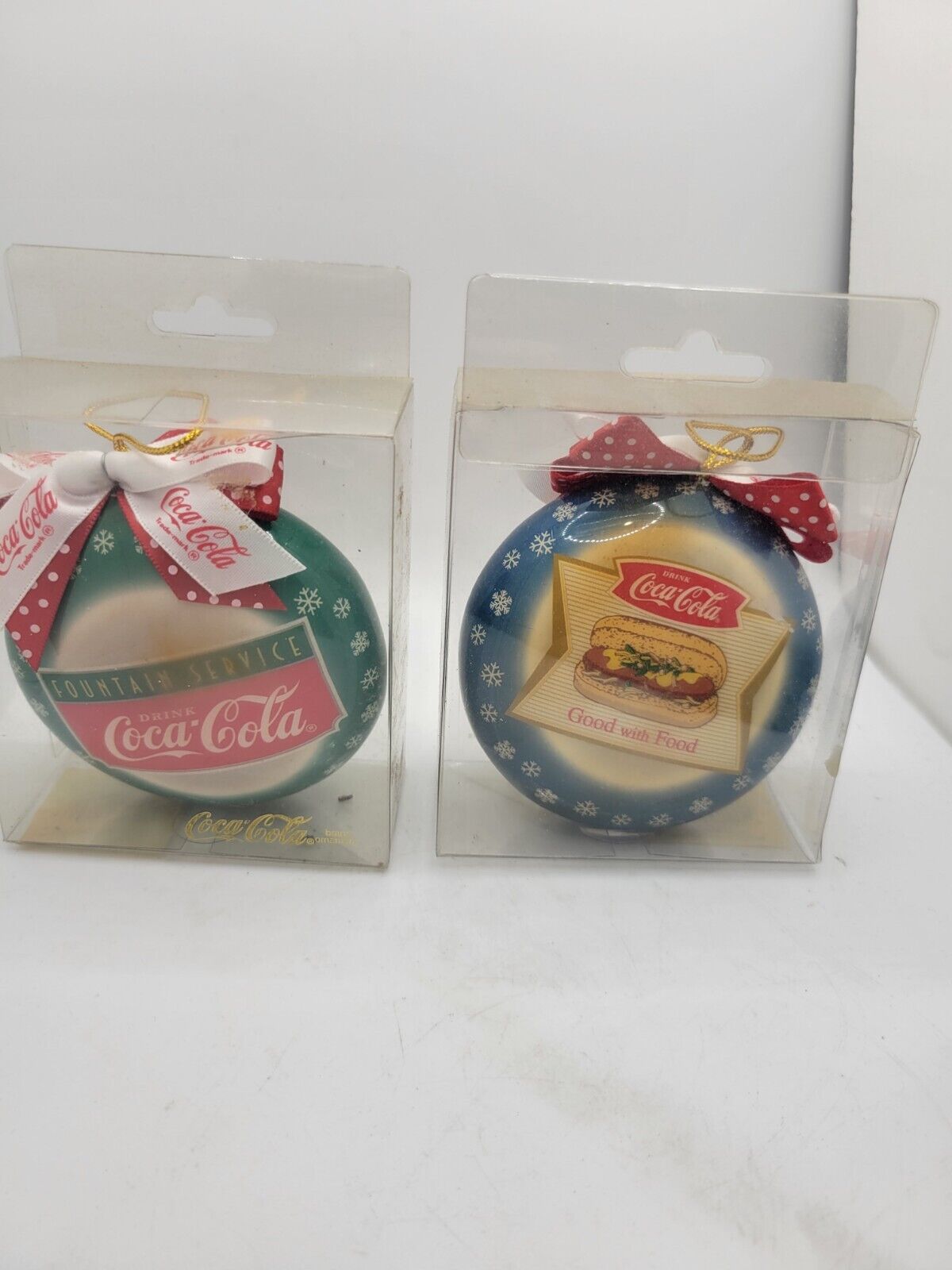 Vintage Coca Cola Ornaments