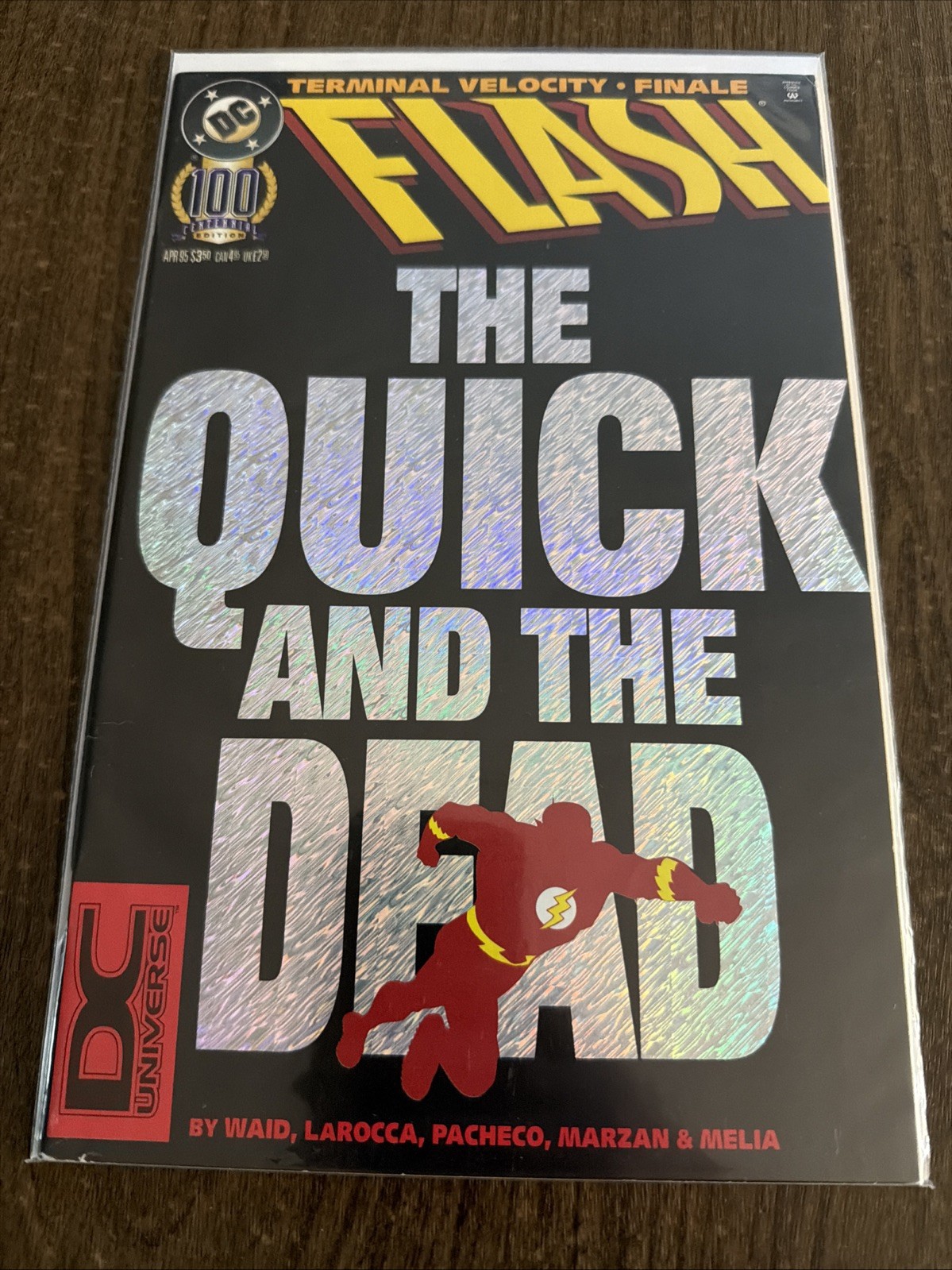 Flash #100 DC Logo Variant Very Rare Impulse Appearance DC Comics 1995 DCU 