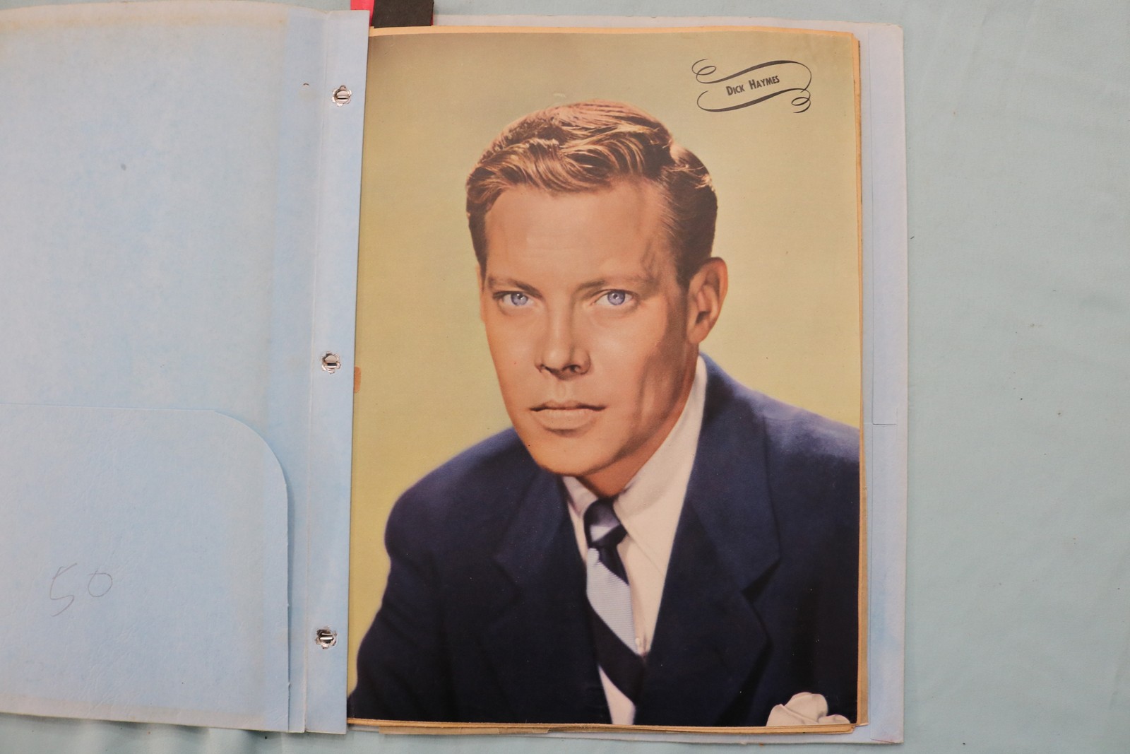 1940'S-1950'S DICK HAYMES SCRAPBOOKS - LOT OF 2 - MANY PHOTOS - E 26501 1940'S-1950'S DICK HAYMES SCRAPBOOKS - LOT OF 2 - MANY PHOTOS - E 26501