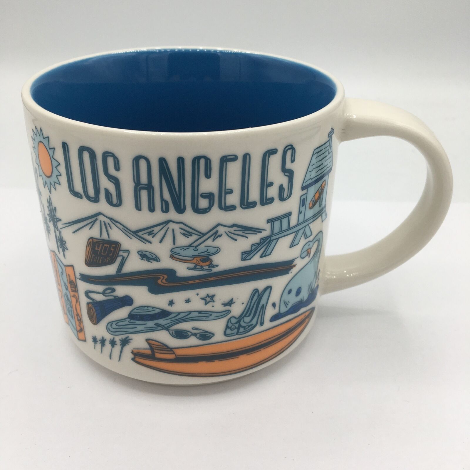 Starbucks Los Angeles Been There Coffee Mug Cup 14 oz NIB