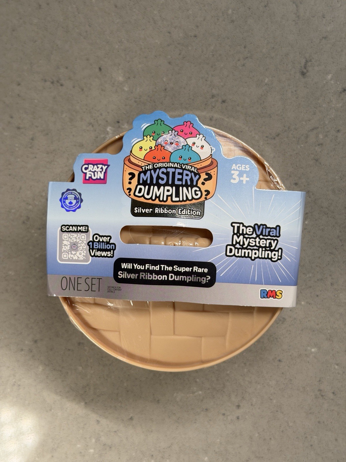 RMS Crazy Fun Viral Mystery Dumpling *Silver Ribbon* Edition Sealed New Squishy RMS Crazy Fun Viral Mystery Dumpling *Silver Ribbon* Edition Sealed New Squishy