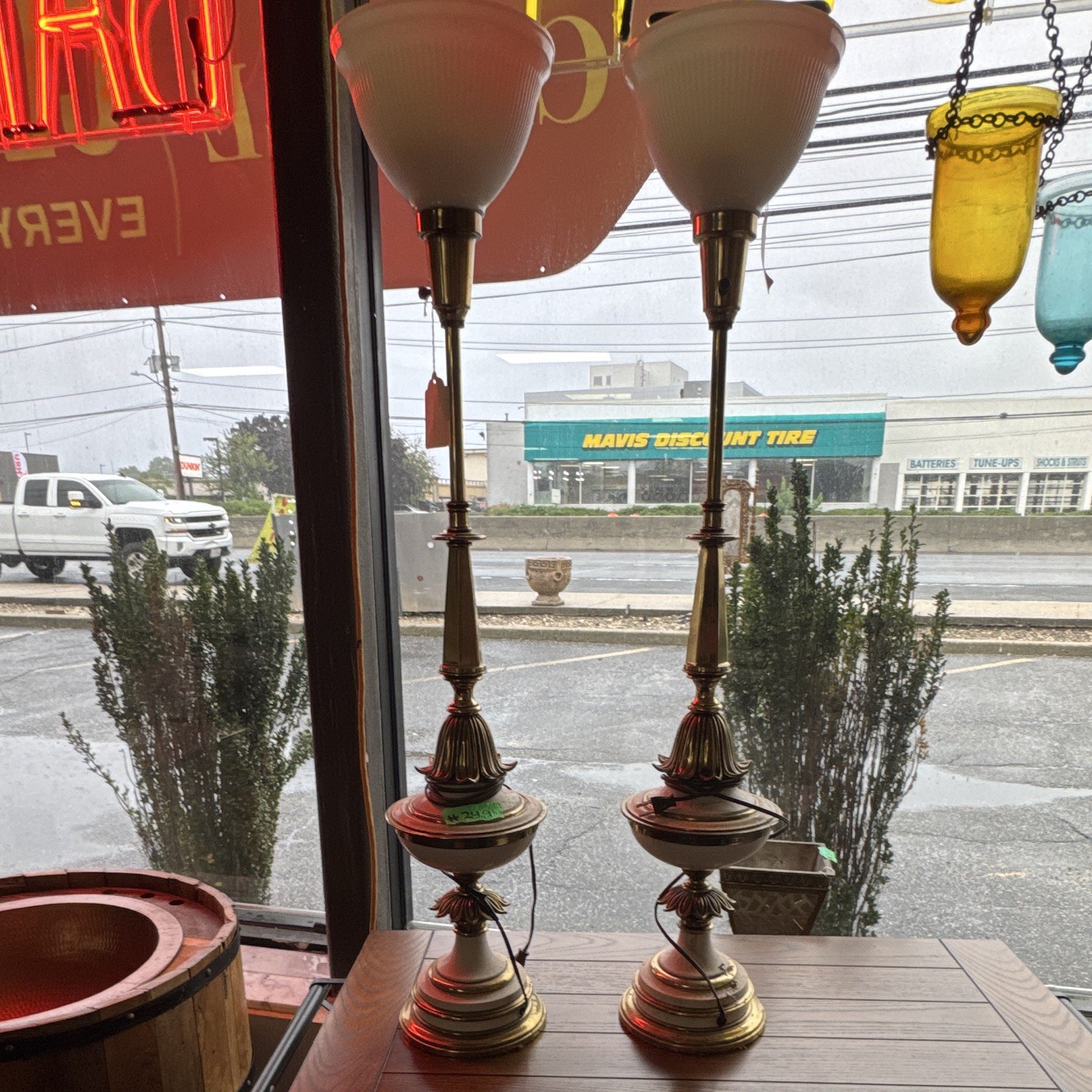 2 Matching Lamps Antique 2 Matching Lamps Antique