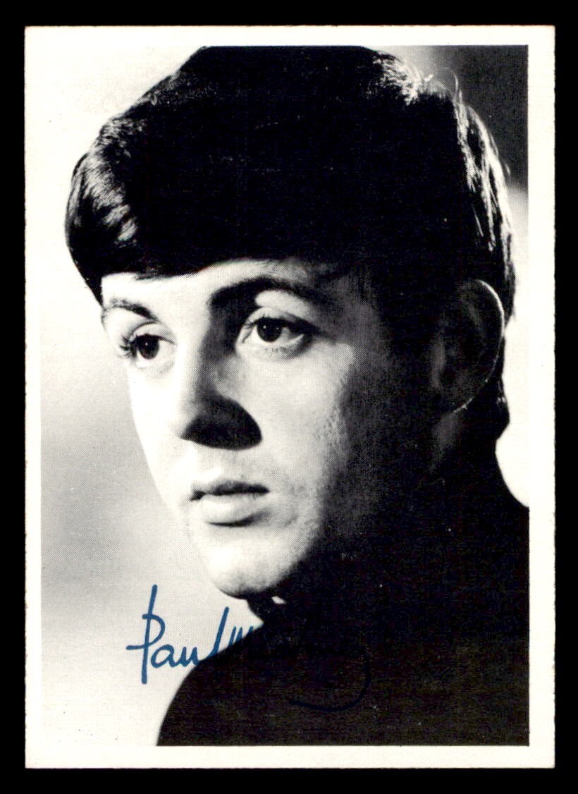 1964 OPC O-Pee-Chee Beatles B&W #4 Paul Mccartney NM/MT 1964 OPC O-Pee-Chee Beatles B&W #4 Paul Mccartney NM/MT
