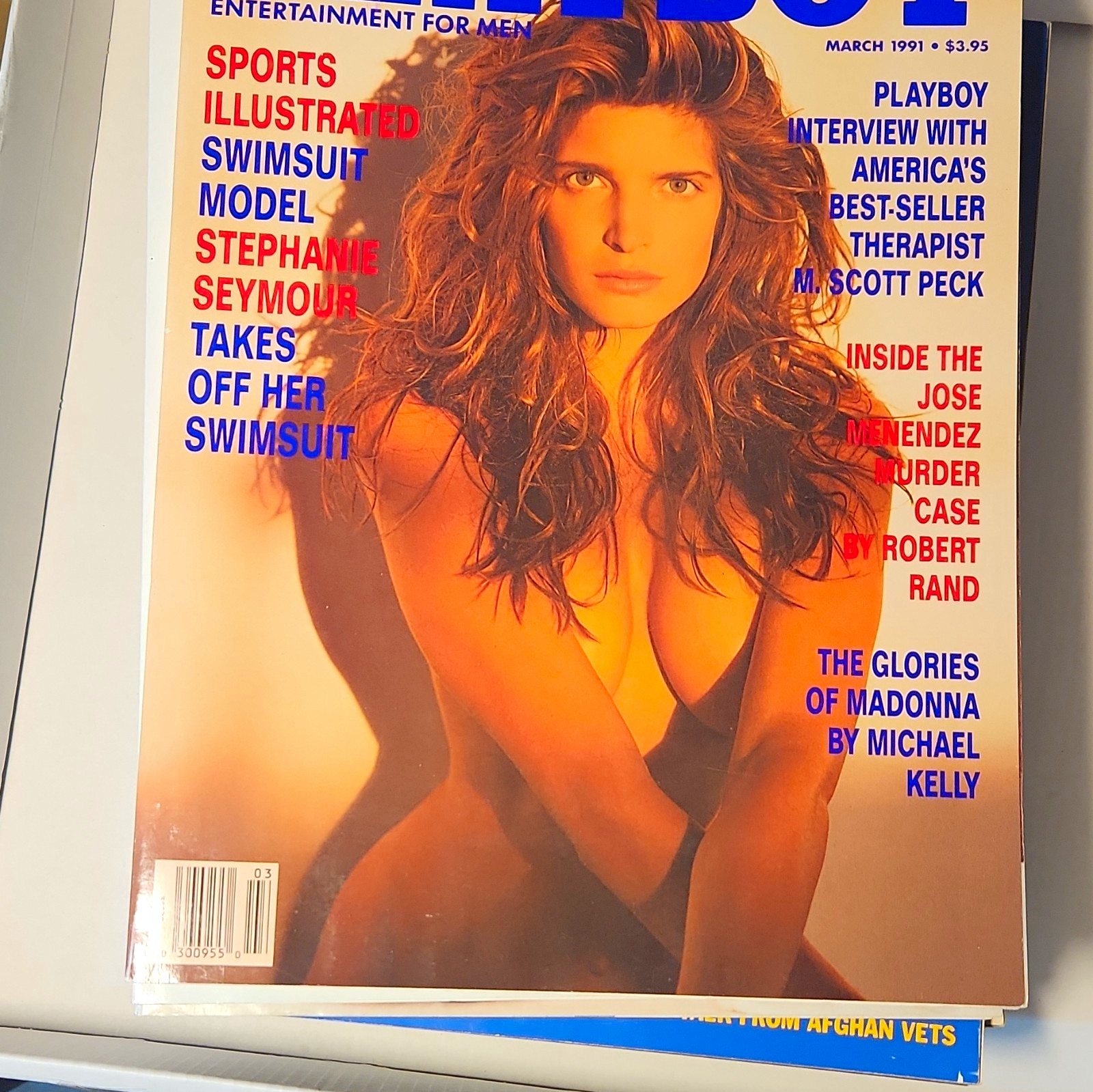 Playboy Stephanie Seymour. March 1991 Playboy Stephanie Seymour. March 1991