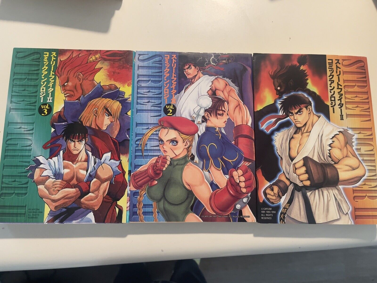 Street Fighter Comic Anthology Vol 1,2,3