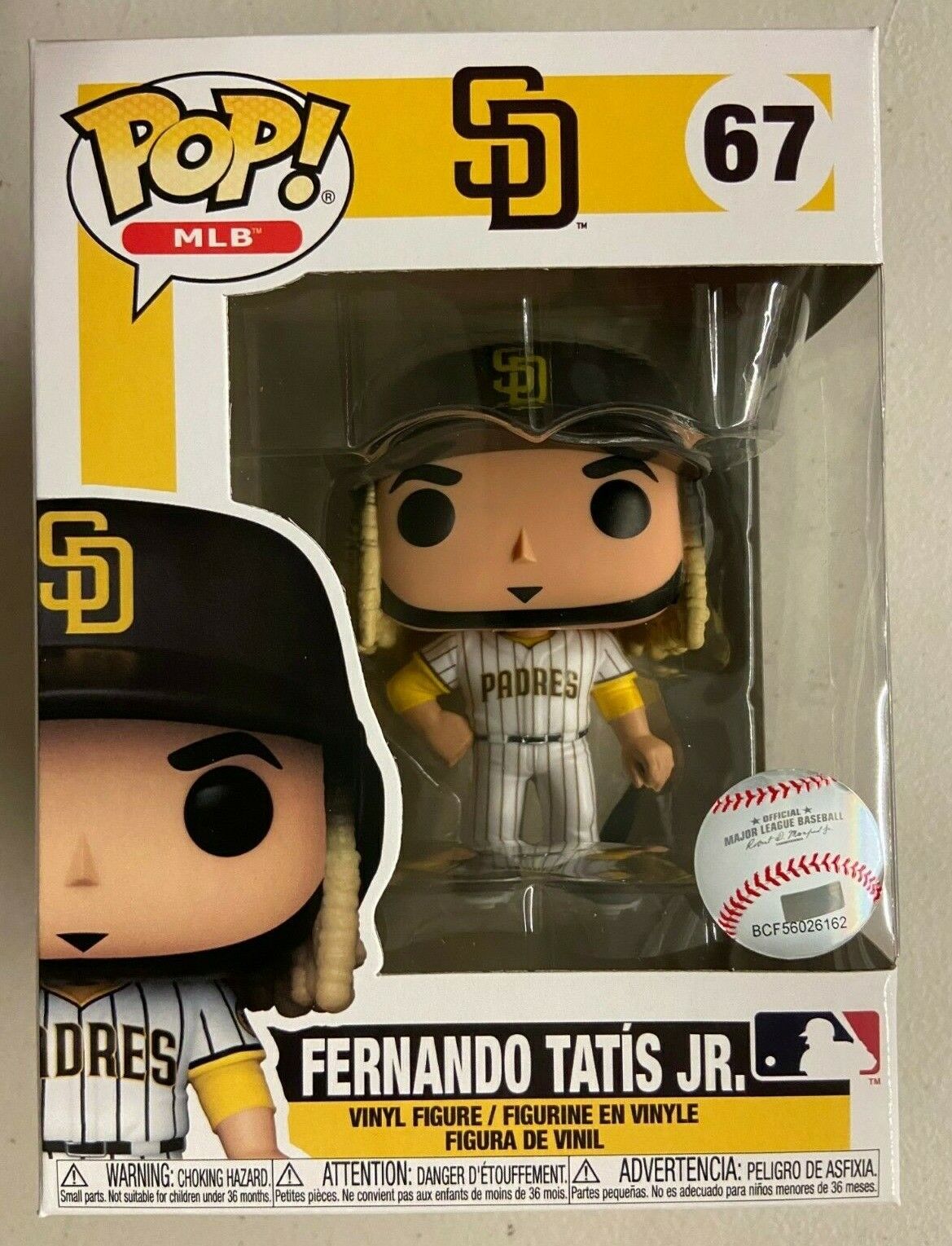 Funko POP MLB San Diego Padres Fernando Tatis Jr Baseball Figure Home Uniform 67
