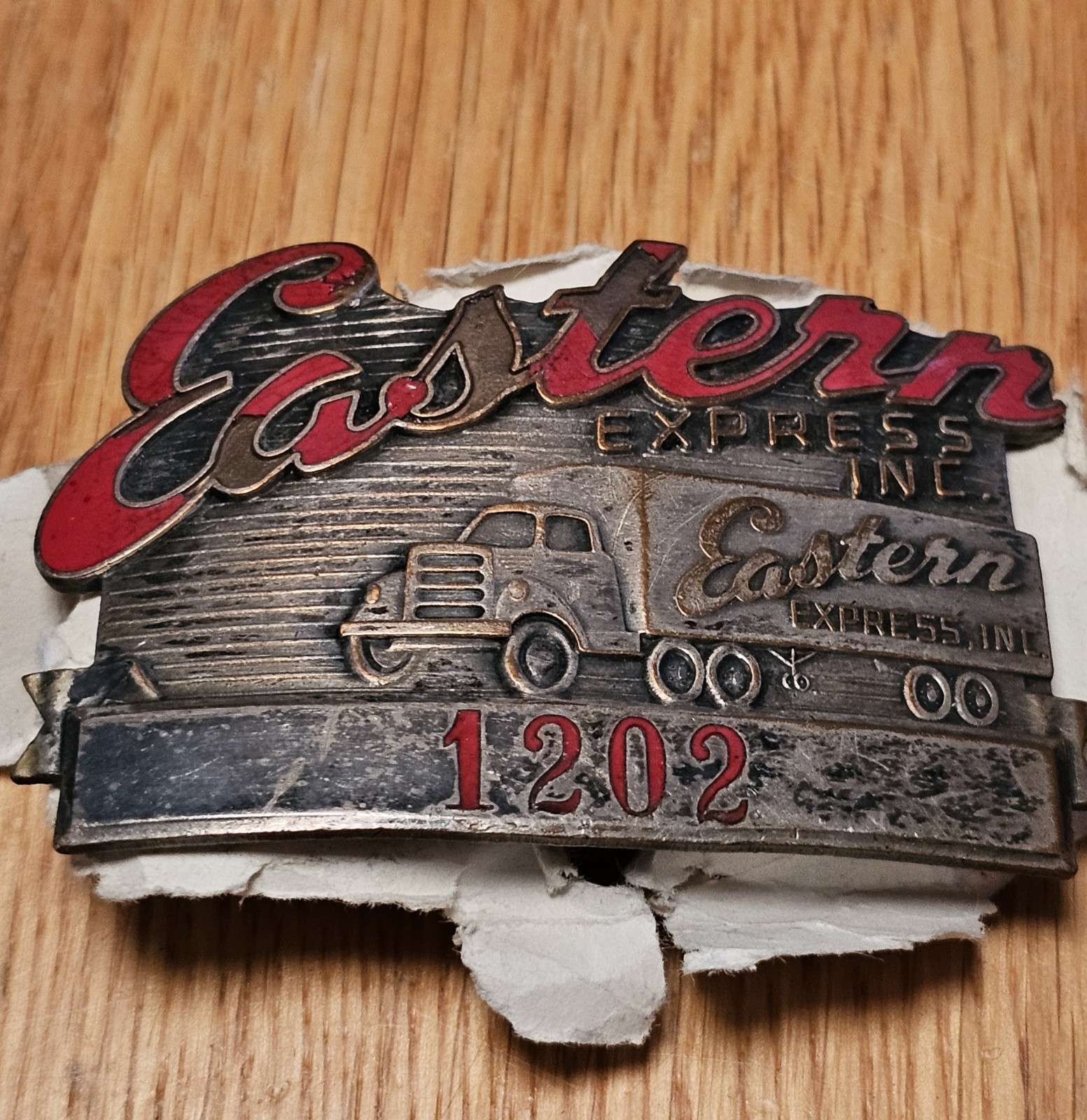 Rare Antique Eastern Express Inc Trucking Trucker's Cap Hat Badge Pin Rare Antique Eastern Express Inc Trucking Trucker's Cap Hat Badge Pin