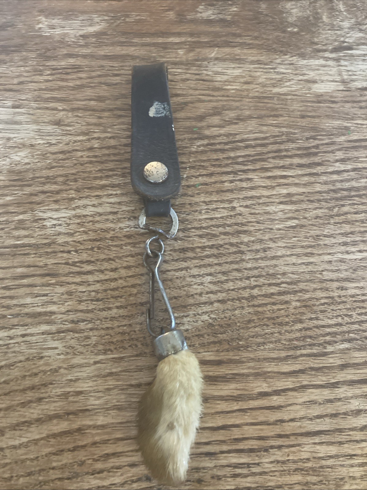 Vintage Lucky Rabbits Foot Keychain Carnival Prize Vintage Lucky Rabbits Foot Keychain Carnival Prize