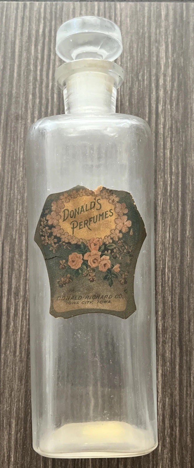 Antique 9” Donald’s Perfumes Donald Richard Co Glass Bottle 1/1 On eBay Antique 9” Donald’s Perfumes Donald Richard Co Glass Bottle 1/1 On eBay