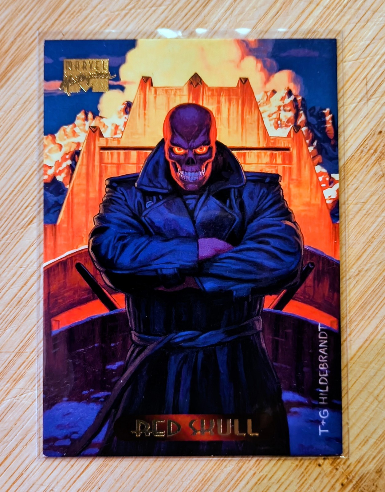 1994 Fleer Marvel Masterpieces Red Skull #99 Hildebrandt 1994 Fleer Marvel Masterpieces Red Skull #99 Hildebrandt