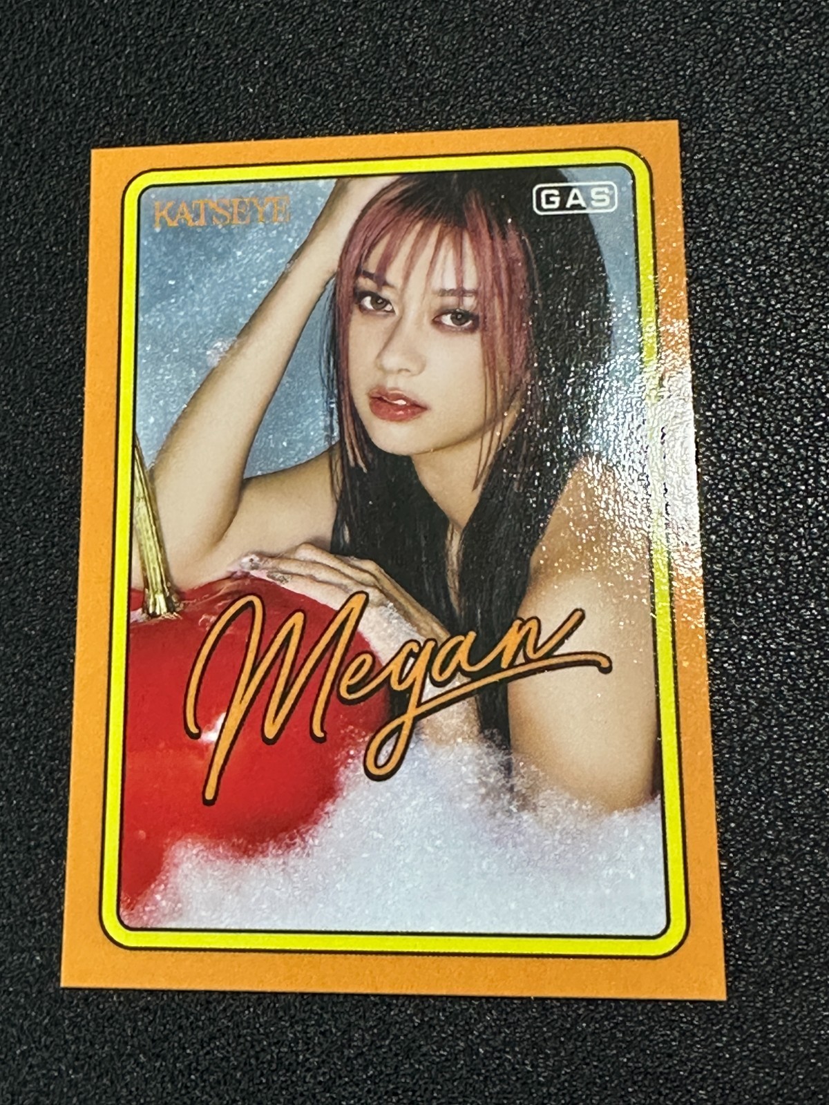 2025 KATSEYE x GAS Megan Skiendiel Trading Card Photocard PC Hybe Geffen 2025 KATSEYE x GAS Megan Skiendiel Trading Card Photocard PC Hybe Geffen