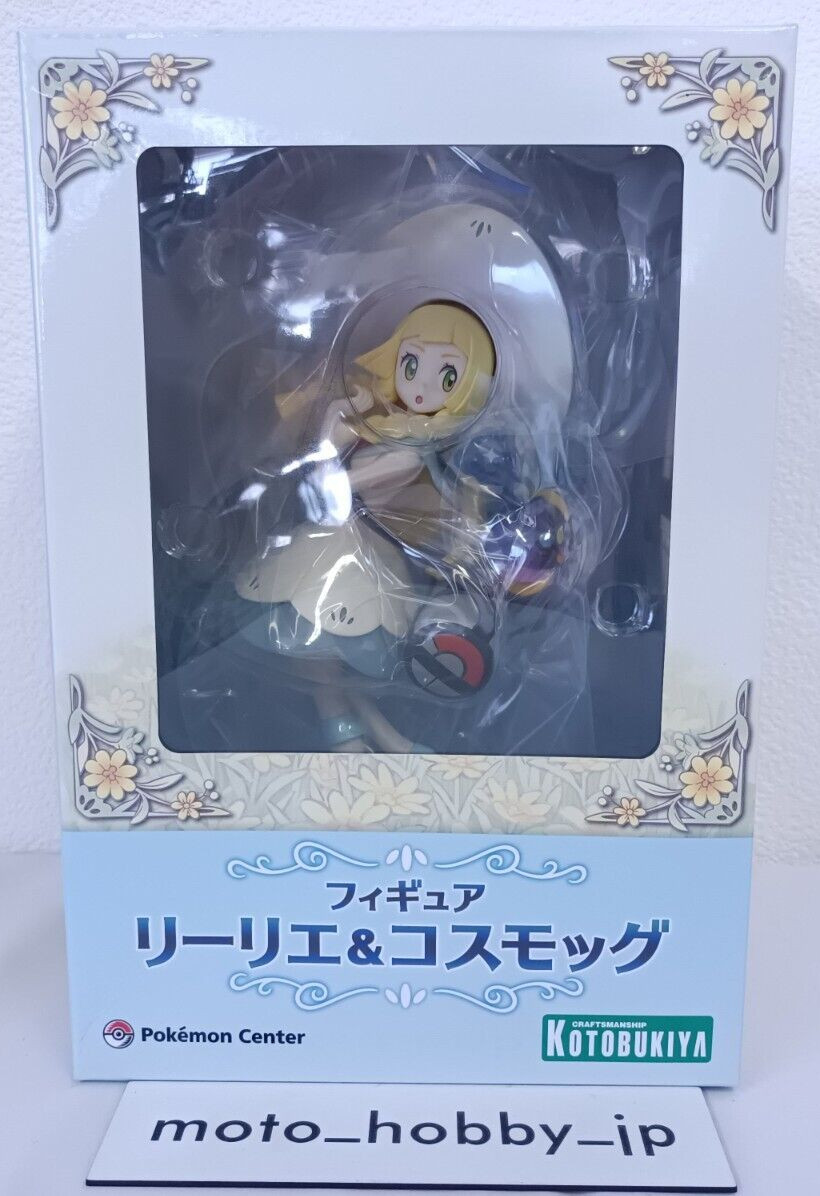 NEW KOTOBUKIYA Lillie ＆ Cosmog 1/8 Scale Pokemon Center Original Figure Japan
