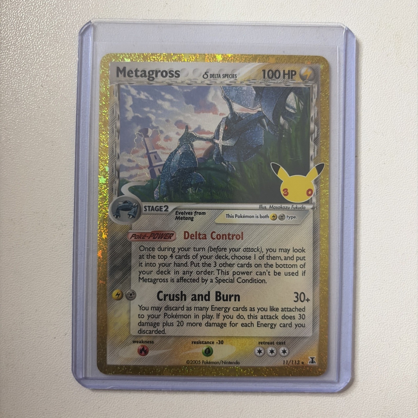 Pokemon TCG Metagross Delta Species 11/113 30th Celebration Pokemon TCG Metagross Delta Species 11/113 30th Celebration