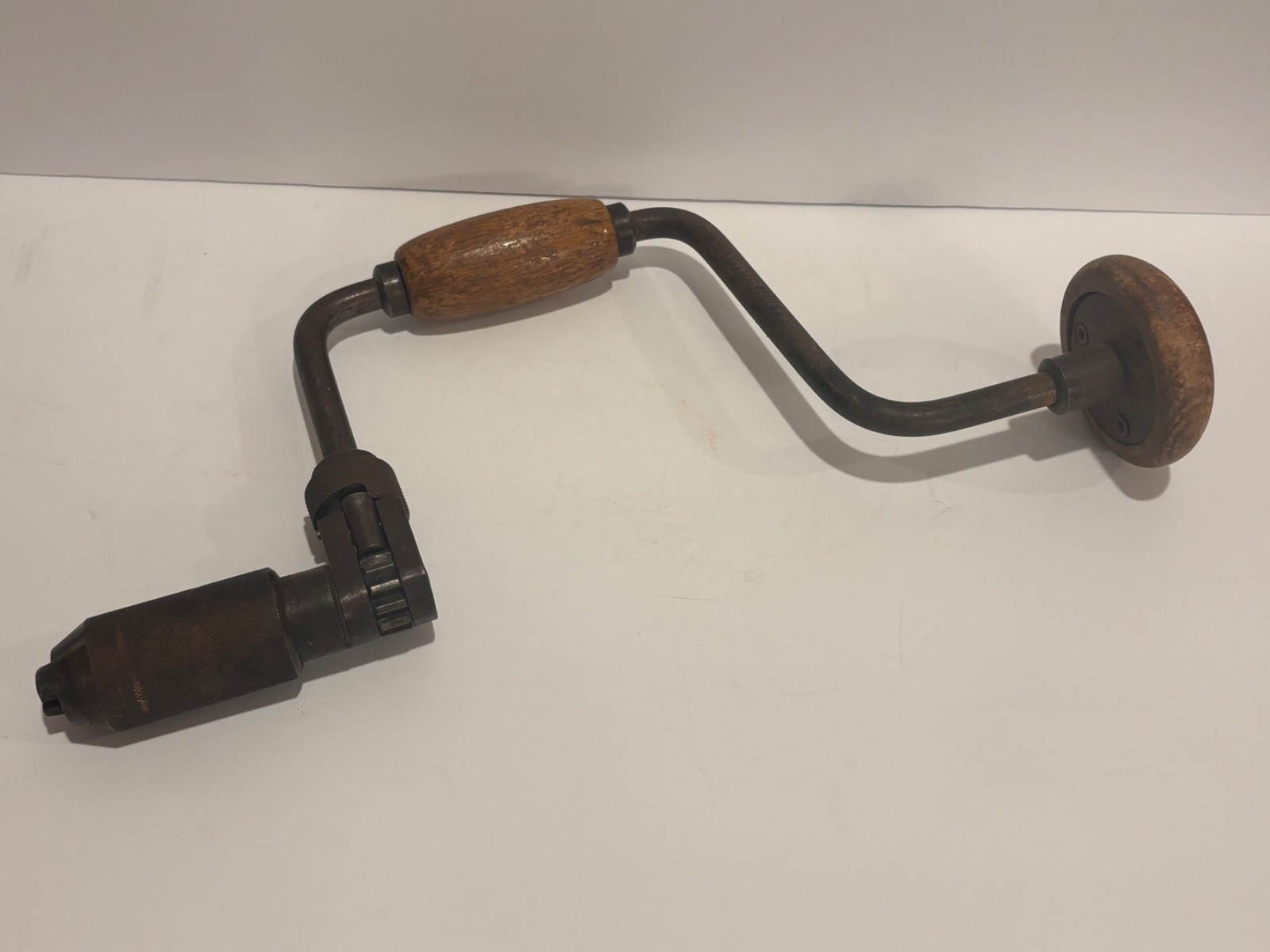 VINTAGE 14 INCH BRACE/HAND DRILL UNBRANDED MADE IN USA VINTAGE 14 INCH BRACE/HAND DRILL UNBRANDED MADE IN USA