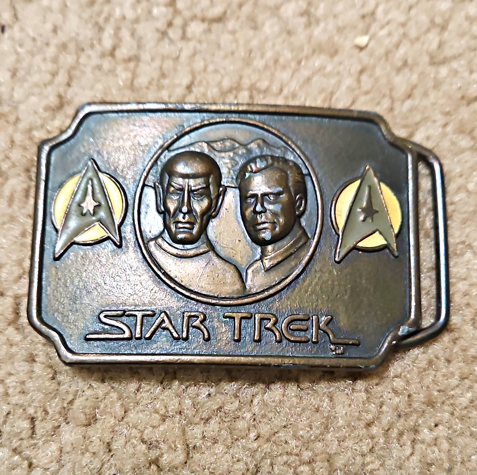 Vintage 1979 Star Trek Spock Badge - Science Fiction & Horror Franchise Vintage 1979 Star Trek Spock Badge - Science Fiction & Horror Franchise