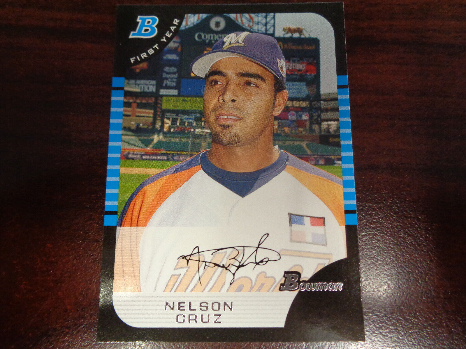 2005 Bowman Nelson Cruz #BDP165 1st Year ROOKIE CARD-Twins-Mariners