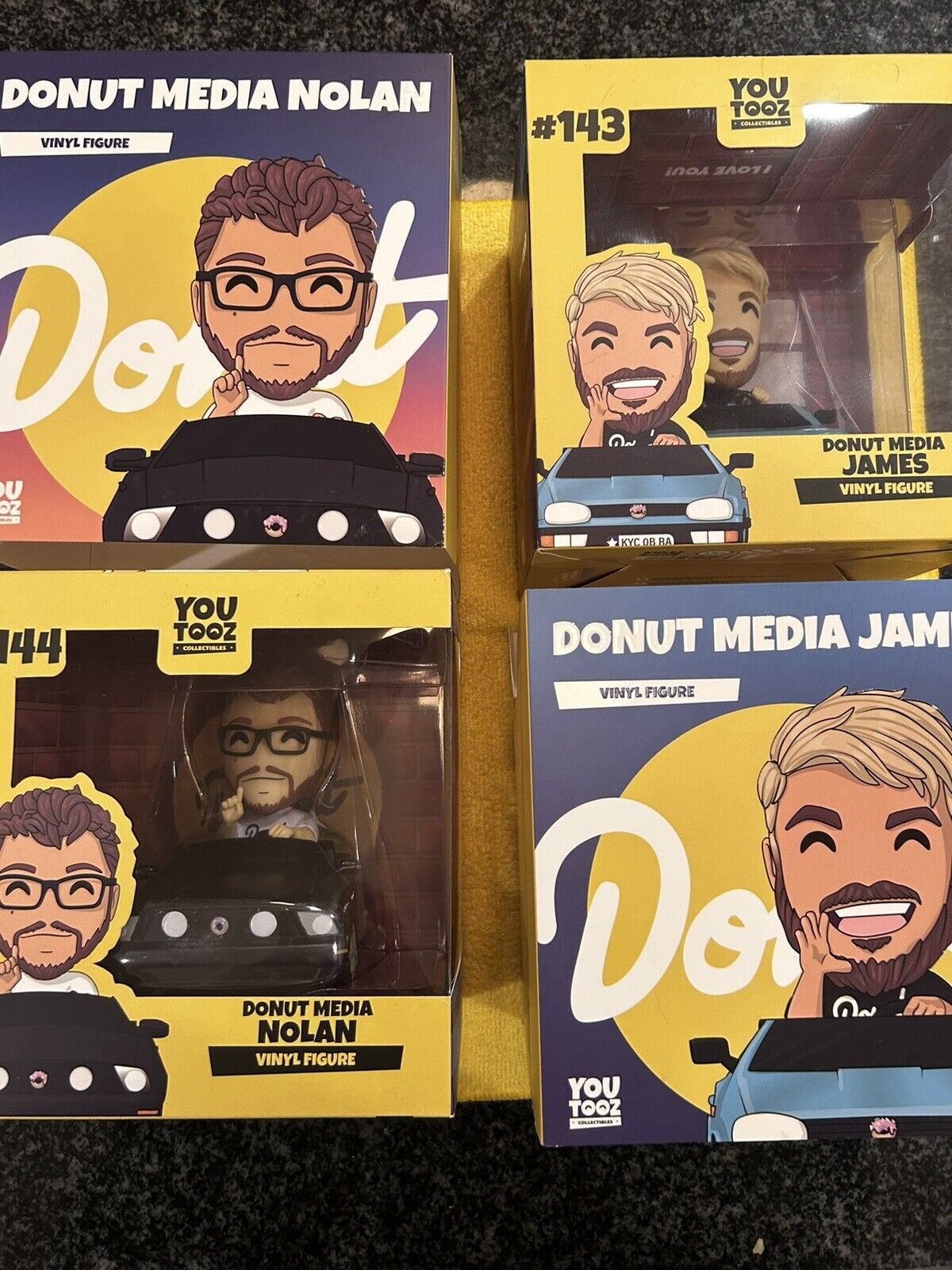 Donut Media Youtooz Vinyl Figures Nolan And James