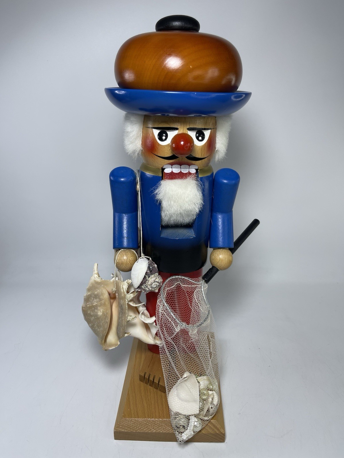 VINTAGE STEINBACH VOLKSKUNST NUTCRACKER - SEASHELLS COMPLETE GERMANY
