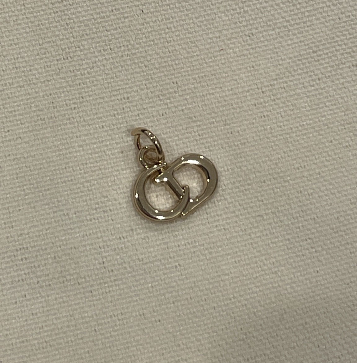 1pc of Dior Replacement Zipper Pull Charm Metal Gold Tone Size 15mm x 10mm 1pc of Dior Replacement Zipper Pull Charm Metal Gold Tone Size 15mm x 10mm