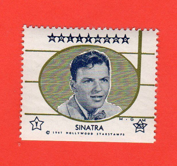 1947 HOLLYWOOD STAR STAMPS FRANK SINATRA  RC