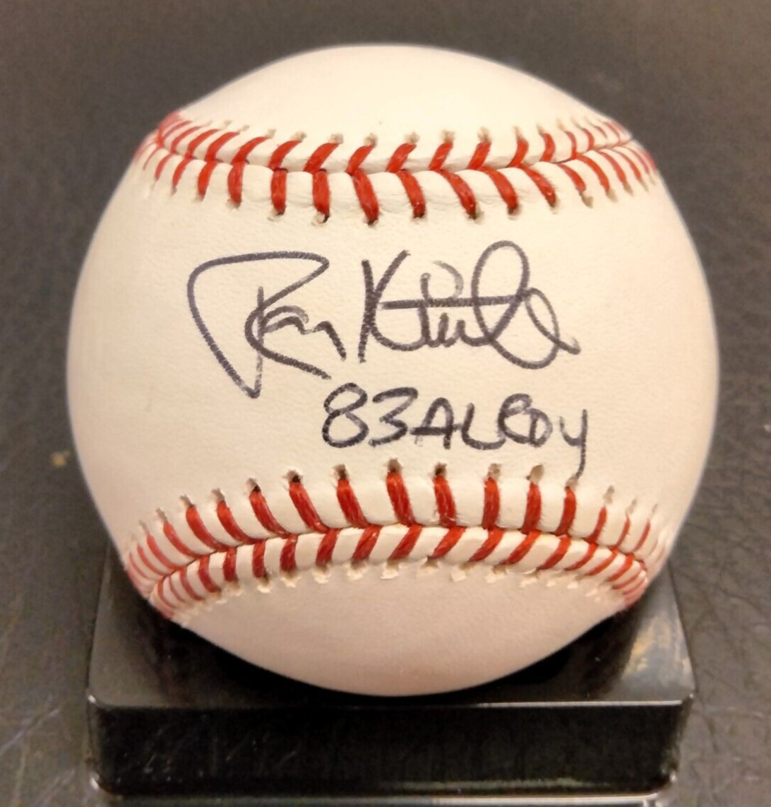 Ron Kittle Autographed Rawlings Major League Bud Selig Baseball With Inscription