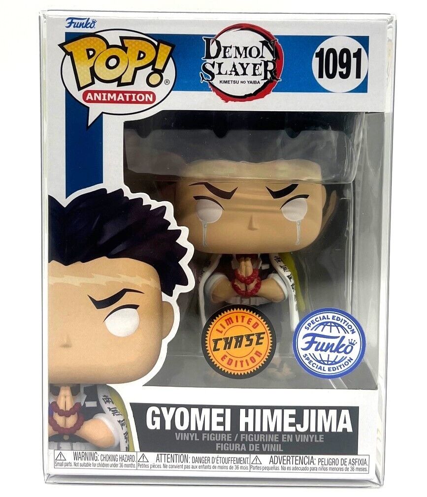 Funko Pop Demon Slayer Gyomei Himejima CHASE #1091 Special ED with Protector