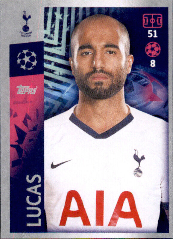 2019 Champions League 19 20 Sticker 457 - Lucas Moura - Tottenham Hotspur
