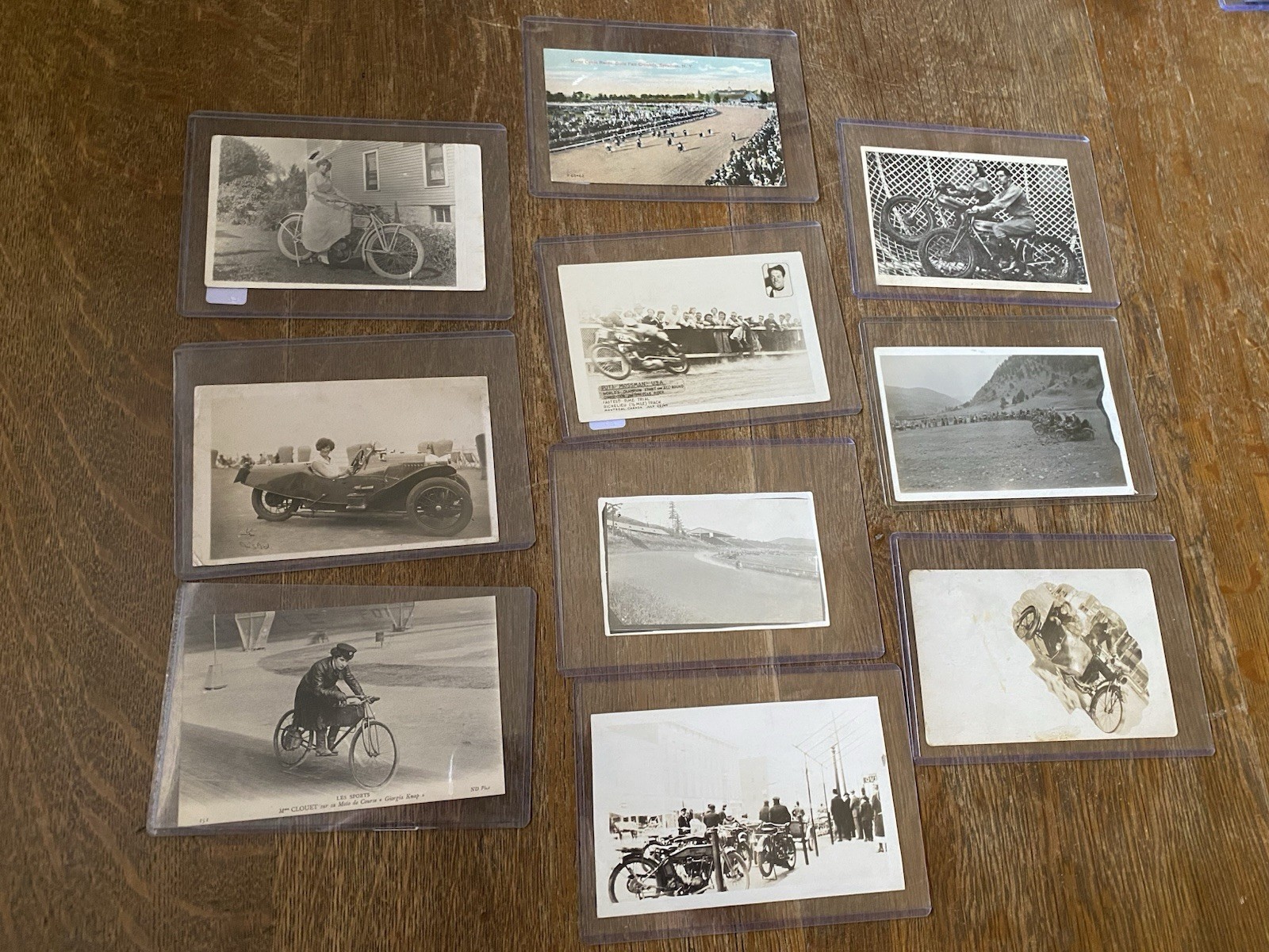 09: Lot of Ten Antique Motorcycle Related Images Vintage Photos Postcards RPPC 09: Lot of Ten Antique Motorcycle Related Images Vintage Photos Postcards RPPC