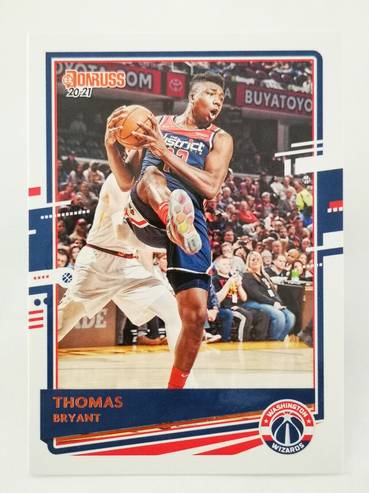 2020-21 Panini Donruss N15 NBA Trading Card Base #167 Wizards Thomas Bryant