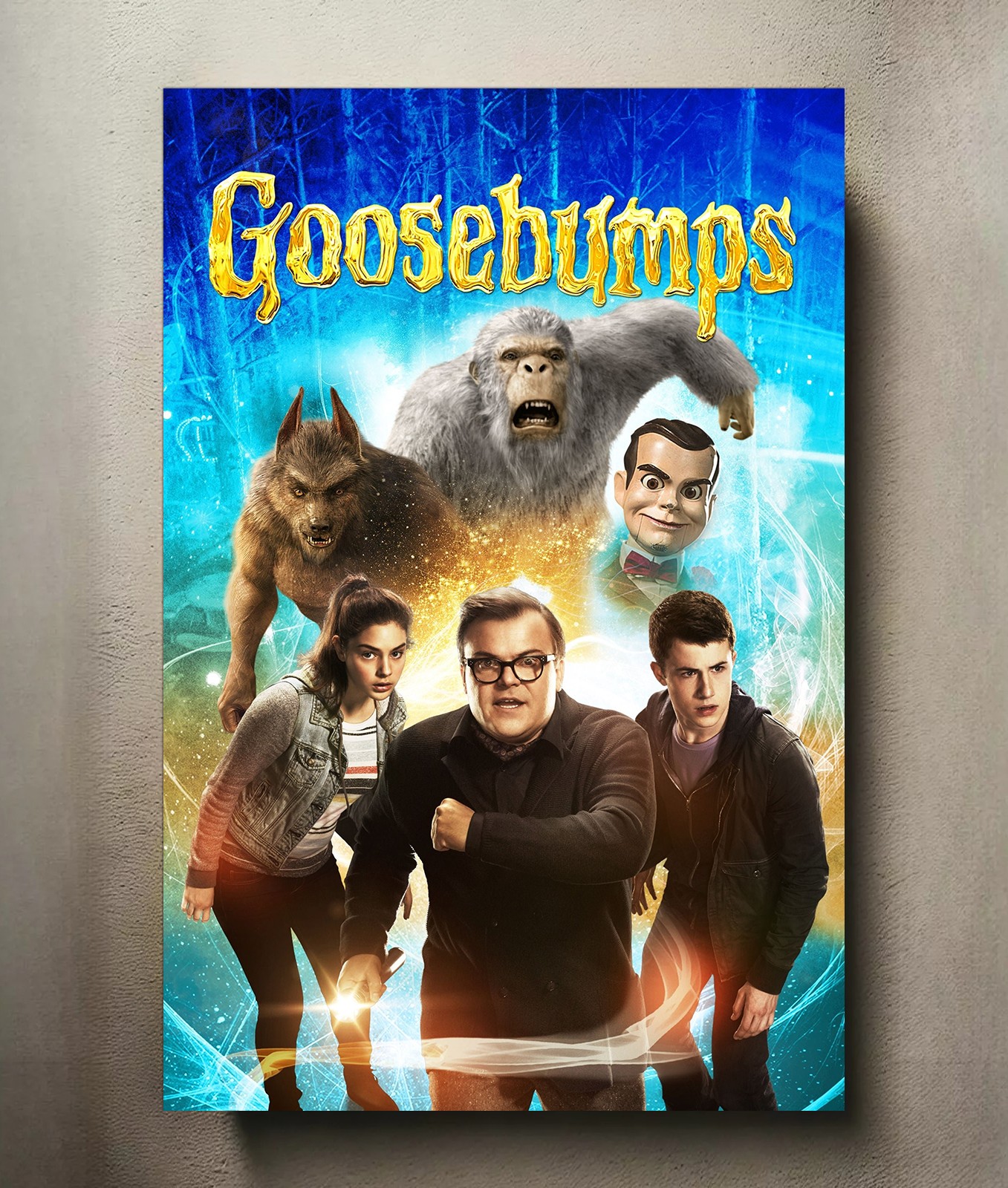 Goosebumps 8x12 Metal Movie Poster Sign