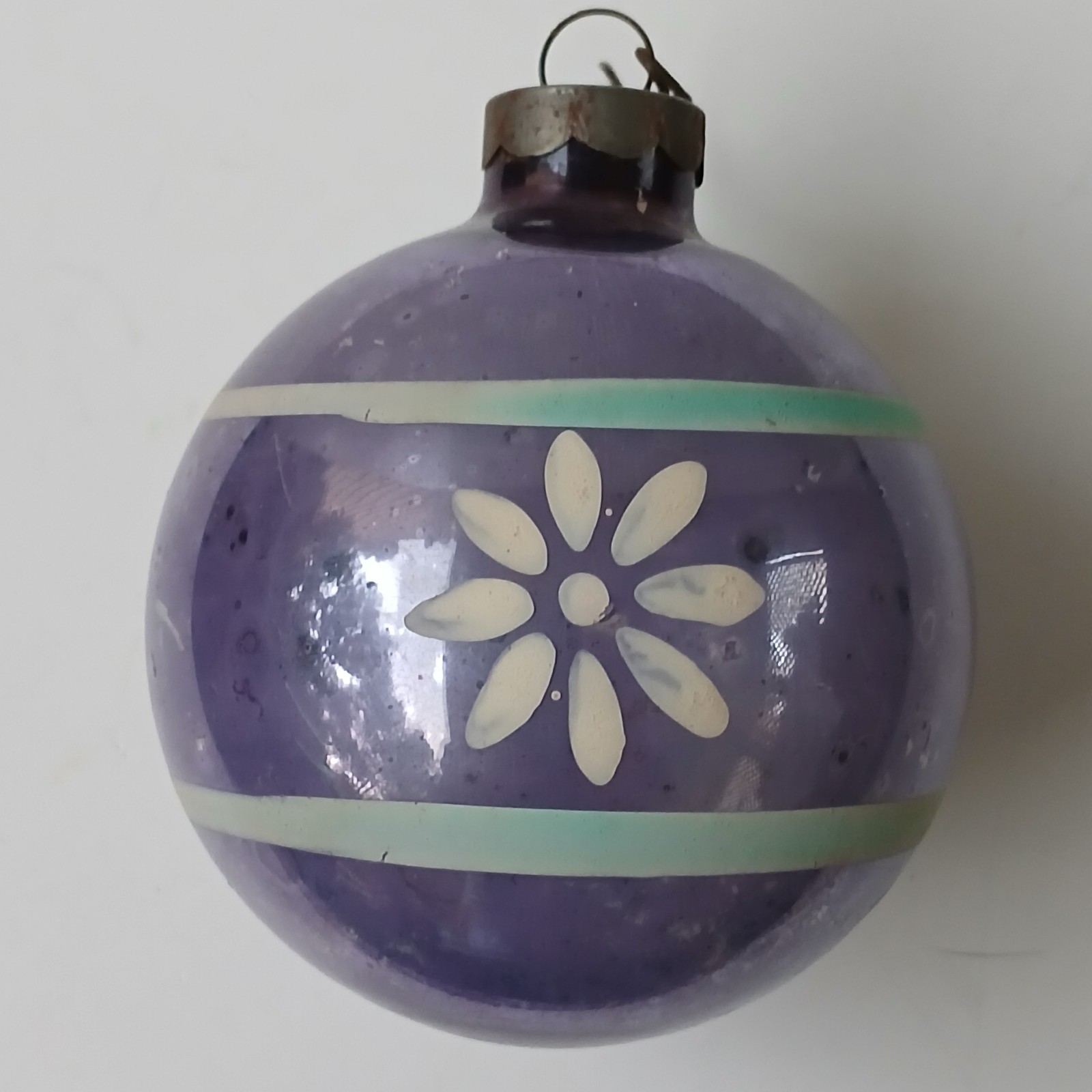 Vintage FRANKE HEIM Glass Christmas Ornament US of A 3 Vintage FRANKE HEIM Glass Christmas Ornament US of A 3