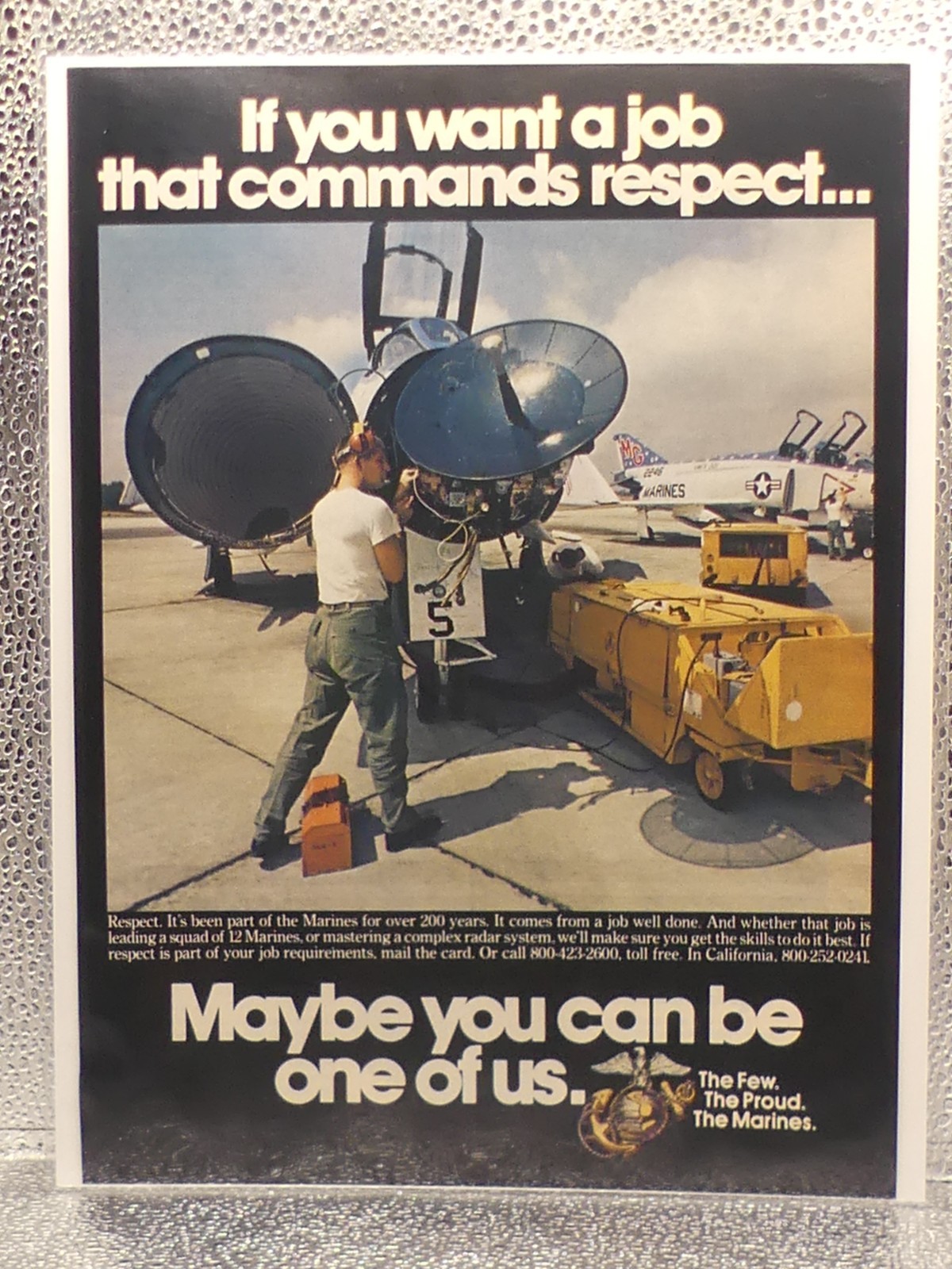 VTG US Marines Recruitment The Few The Proud 1978 Print Advertising Full Page Ad VTG US Marines Recruitment The Few The Proud 1978 Print Advertising Full Page Ad