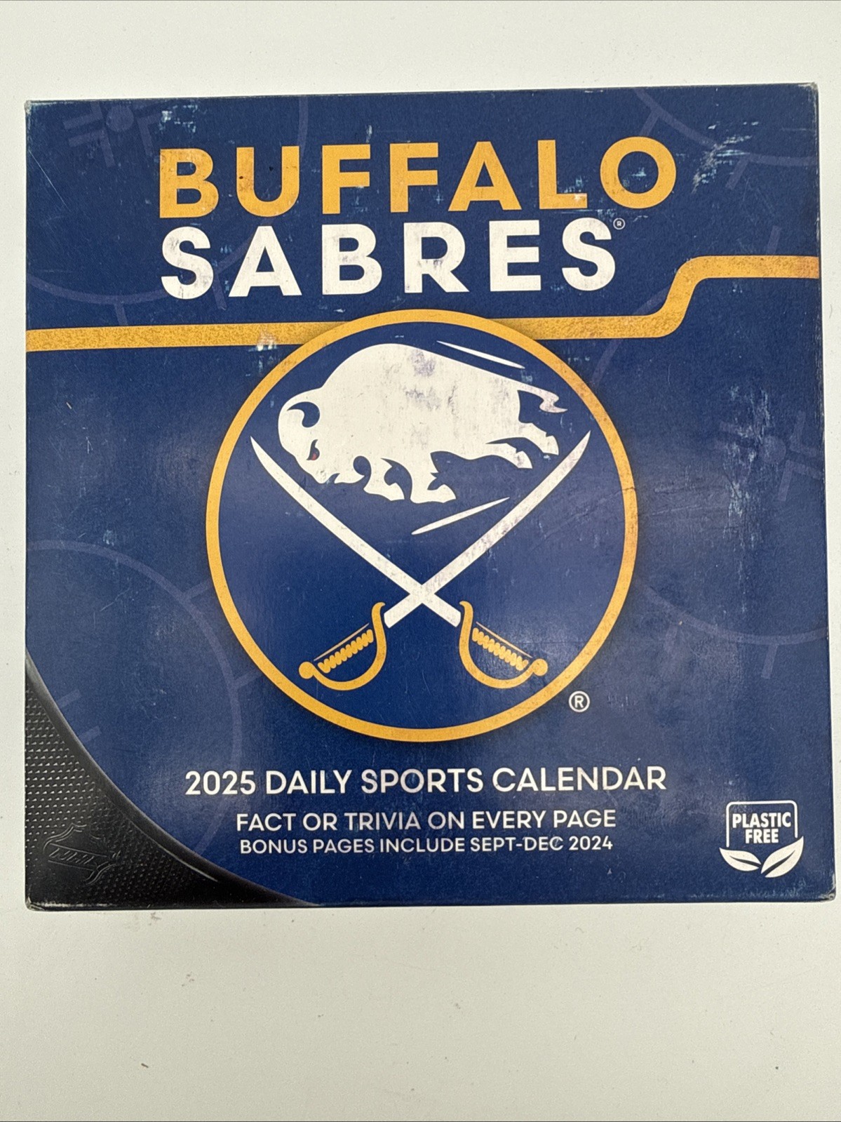 Turner Licensing, NHL Buffalo Sabres 2026 Desk Calendar, 5.38\'\' X 5.38\'\', 12-Mo Turner Licensing, NHL Buffalo Sabres 2026 Desk Calendar, 5.38\'\' X 5.38\'\', 12-Mo